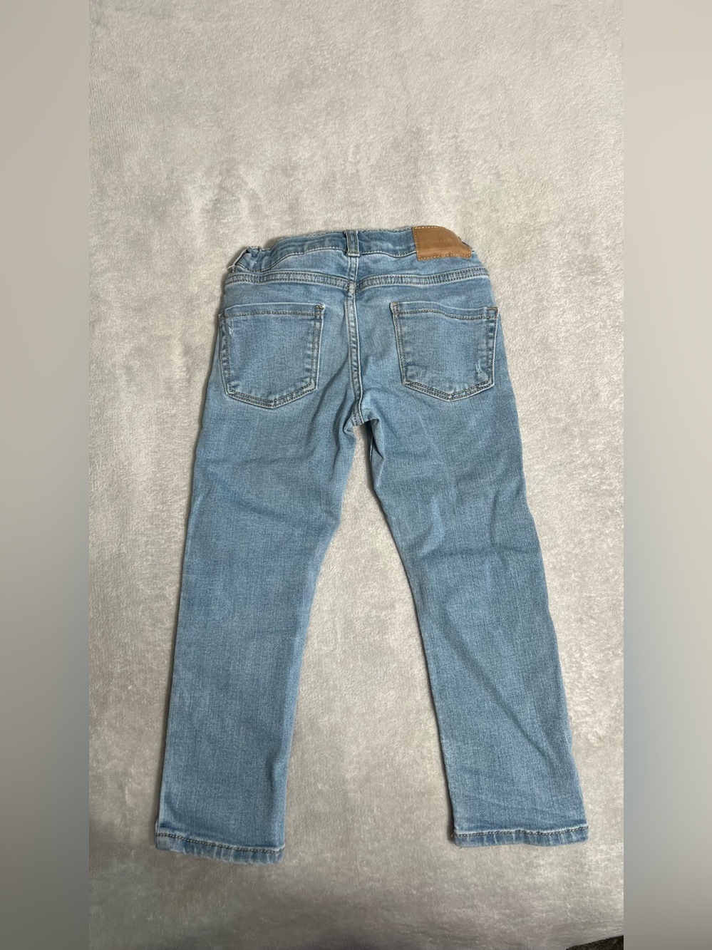 Zara Girls Light Wash Kids Denim Jeans Size 4T - Picture 3 of 4